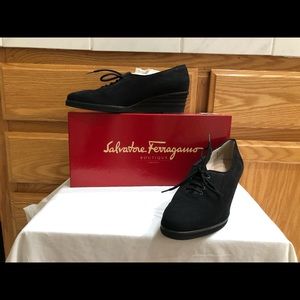 NEW Salvatore Ferragamo Wedge Sneakers